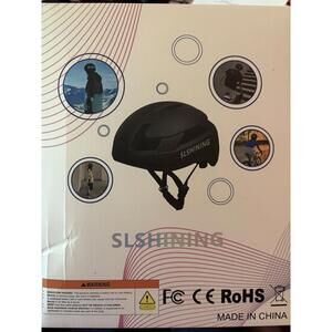 SLSHINING Smart App Program Bike Helmet, USB Rechargeable Light , Turn Signal